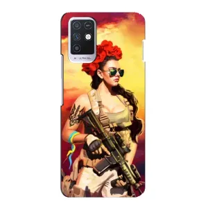 ЗСУ Чехлы (TPU) для Infinix Note 10 (Женщина солдат)