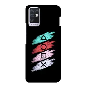 Чехол КИБЕРСПОРТ для Infinix Note 10 (Значки Sony)