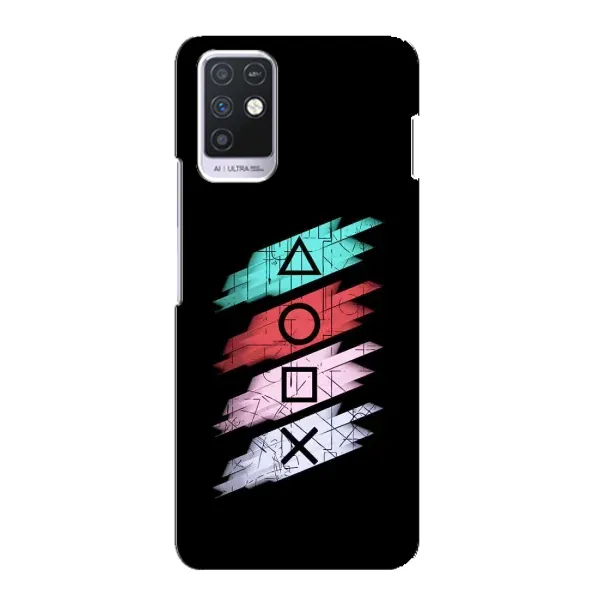 Чехол с рисунком «Значки Sony» для Infinix Note 10 Чехол с рисунком «Значки Sony» для Infinix Note 10