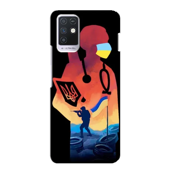 Чехол с рисунком «ЗСУ Врач» для Infinix Note 10 Чехол с рисунком «ЗСУ Врач» для Infinix Note 10