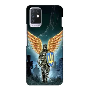 Патріотичний Чохол для Infinix Note 10 (ЗСУ з крильми)
