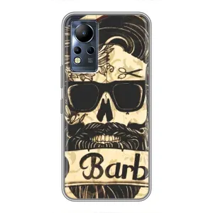 Силіконовий бампер (Працівники) на Infinix Note 11 Pro (Барбер шоп)