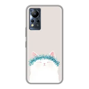 Чехол на тематику: Коты для Infinix Note 11 Pro (Белый котик)