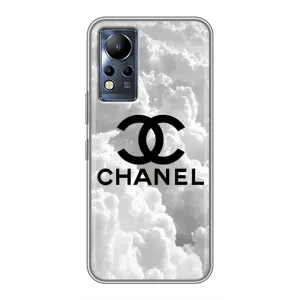Чехол с Брендами одежды на Инфиникс Нот 11 Про (CHANEL)