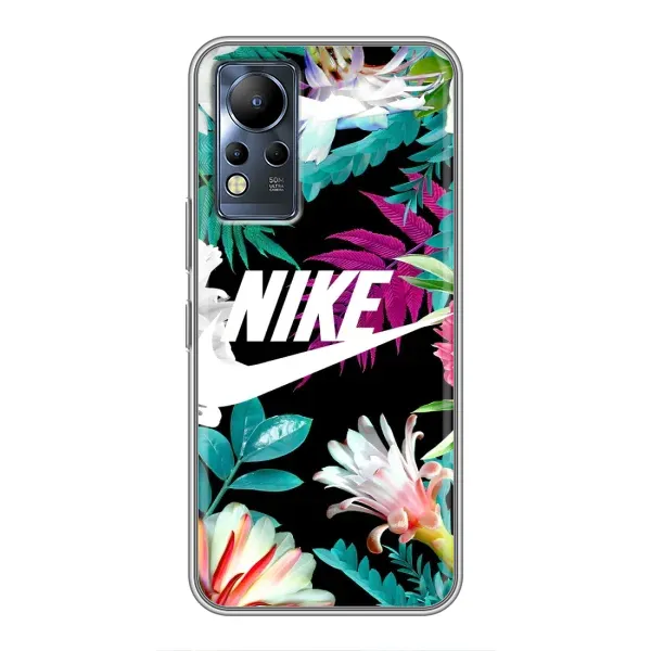 Чехол с рисунком «Цветочный Nike» для Infinix Note 11 Pro Чехол с рисунком «Цветочный Nike» для Infinix Note 11 Pro