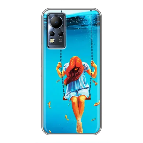 Чехол с рисунком «Девушка на качели» для Infinix Note 11 Pro Чехол с рисунком «Девушка на качели» для Infinix Note 11 Pro