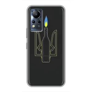 Чохол з картинкою (Патріотичний ГЕРБ) на Infinix Note 11 Pro (Герб - Молотова)