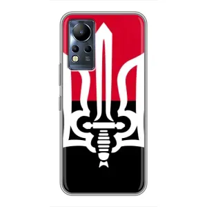 Чехлы УПА (Красно-Чёрный) на Infinix Note 11 Pro (Герб Украины)