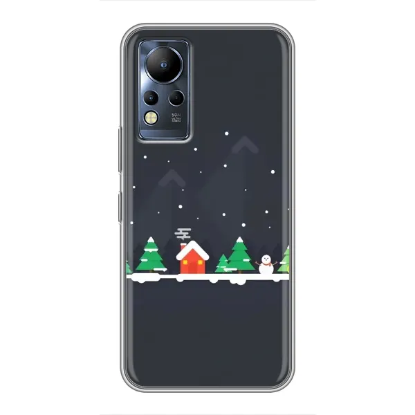 Чехол с рисунком «Город зимний» для Infinix Note 11 Pro Чехол с рисунком «Город зимний» для Infinix Note 11 Pro