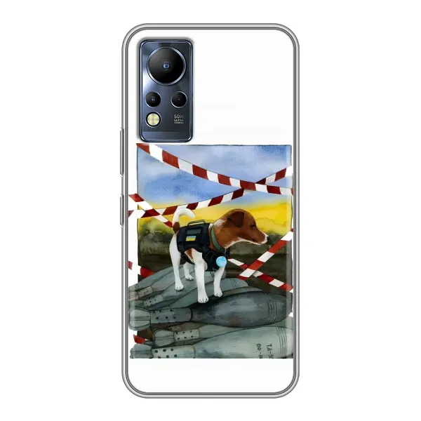 Чехол с рисунком «Храбрый Патрон» для Infinix Note 11 Pro Чехол с рисунком «Храбрый Патрон» для Infinix Note 11 Pro