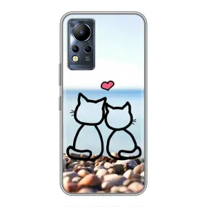 Силиконовые Чехлы Любимому человеку для Infinix Note 11 Pro (Котейки)