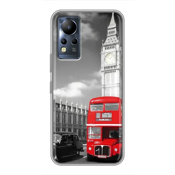 Чехол с рисунком «Красный автобус» для Infinix Note 11 Pro Чехол с рисунком «Красный автобус» для Infinix Note 11 Pro