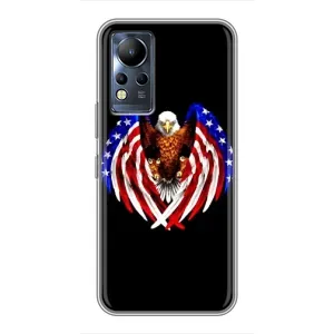 Чохол Прапор USA для Infinix Note 11 Pro (Крила США)