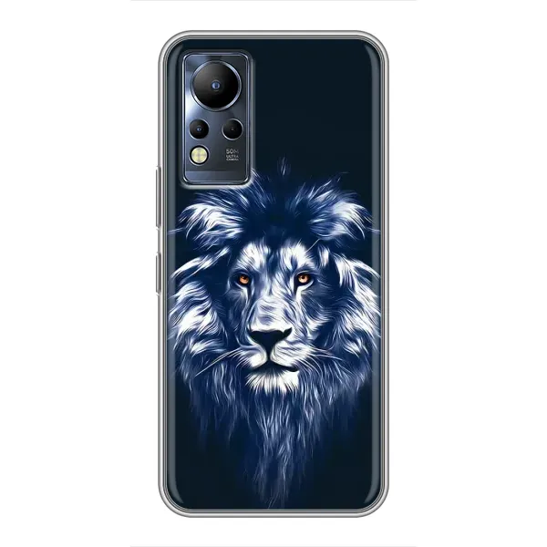 Чехол с рисунком «Лев - синий» для Infinix Note 11 Pro Чехол с рисунком «Лев - синий» для Infinix Note 11 Pro