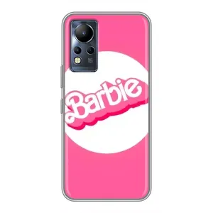 Силіконовый Чохол Барбі фільм на Infinix Note 11 Pro (Лого Барбі)