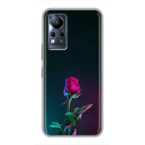 Чехлы с принтом Розочки для Infinix Note 11 Pro (Ночная роза)
