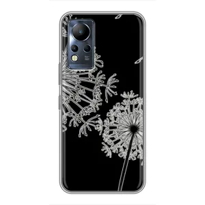 Силиконовый Чехол с одуванчиками на Infinix Note 11 Pro (Одуванчики)