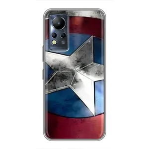 Чехол с Щитом Капитана Америки на Infinix Note 11 Pro (Щит Капитана Америки)