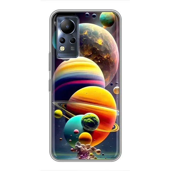 Чехол с рисунком «Солнечна система» для Infinix Note 11 Pro
