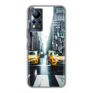 Силіконовий бампер (Працівники) на Infinix Note 11 Pro (Таксі)
