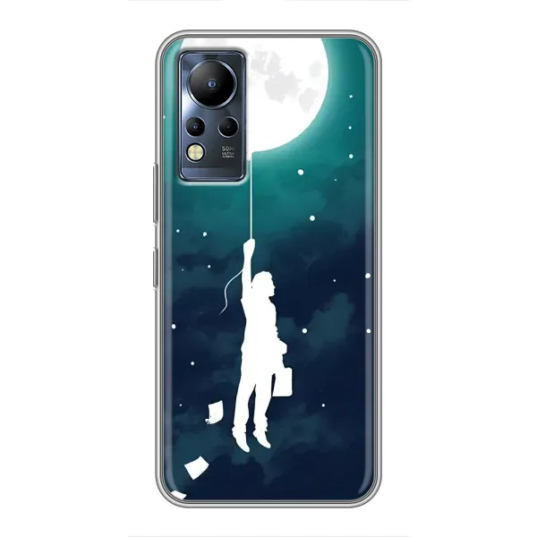 Чехол с рисунком «To The moon» для Infinix Note 11 Pro