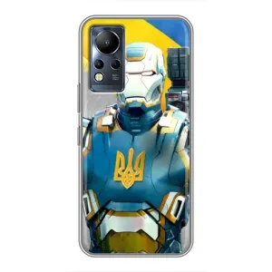 Силіконовий Чохол на Infinix Note 11 Pro (Я-Україна) (Український робокоп)