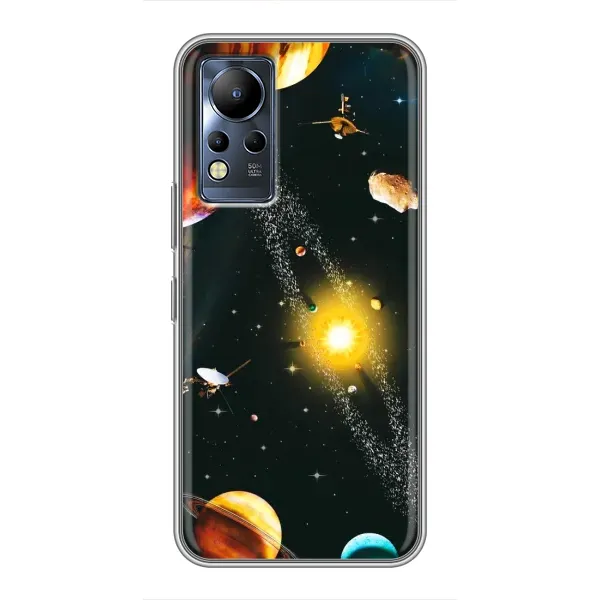 Чехол с рисунком «Вид с космоса» для Infinix Note 11 Pro