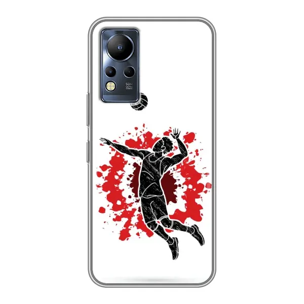 Чехол с рисунком «Волейболист» для Infinix Note 11 Pro Чехол с рисунком «Волейболист» для Infinix Note 11 Pro