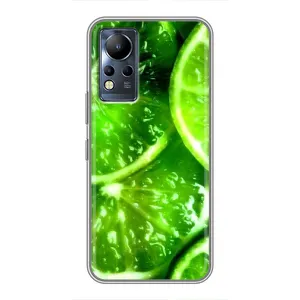 Чохол з зображенням смачної їжі для Infinix Note 11 Pro (Яскравий Лайм)