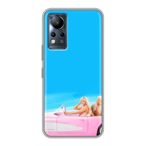 Силиконовый Чехол Барби Фильм на Infinix Note 11 (Барби и Кен)