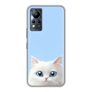 Чохол на тематику: Коти для Infinix Note 11 (Білий кіт)
