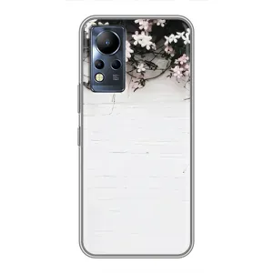 Чехлы с тематикой "ЦВЕТЫ" на Infinix Note 11 (Цветы на стене)