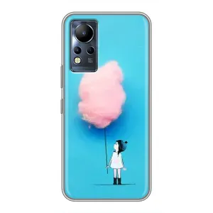Дівчачий Чохол для Infinix Note 11 (Дівчинка з хмаринкою)