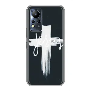 Чехлы для Инфиникс Нот 11 (Крест Иисуса) (Jesus)