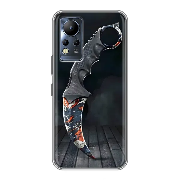Чехол с рисунком «Кинжал КС ГО» для Infinix Note 11 Чехол с рисунком «Кинжал КС ГО» для Infinix Note 11