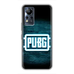 Чехол (TPU) с картинкой "Лого Пабг" на Инфиникс Нот 11 (Лого PUBG)