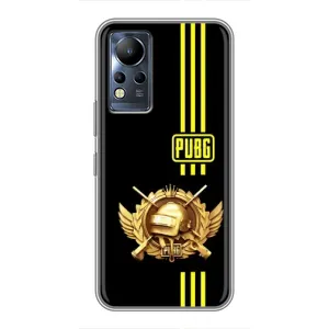 Чехол (TPU) с картинкой "Лого Пабг" на Инфиникс Нот 11 (Лого PUPG)