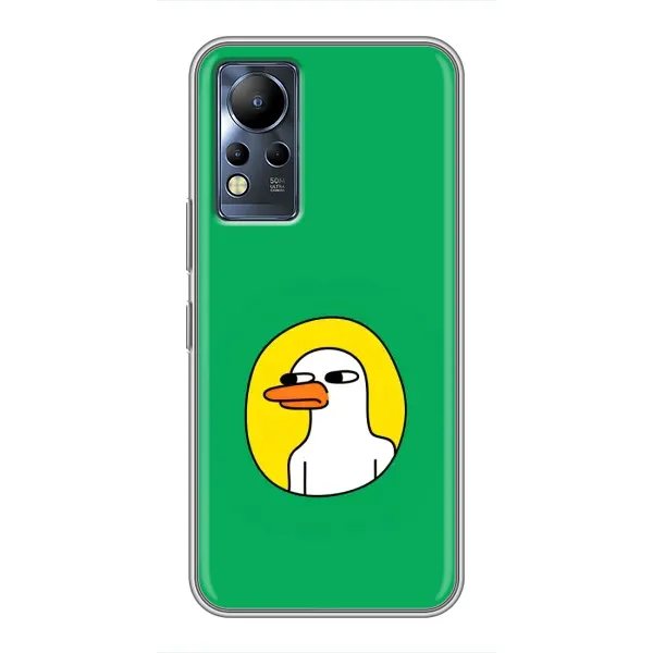 Чехол с рисунком «Мем Утка» для Infinix Note 11 Чехол с рисунком «Мем Утка» для Infinix Note 11