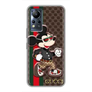 Чехлы Бренд GUCCI для Infinix Note 11 (Маус Гуччи)