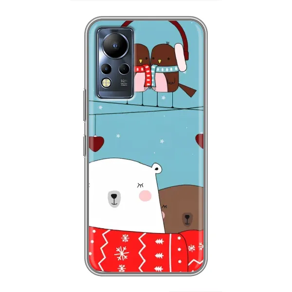 Чехол с рисунком «Новогодний медвеженок» для Infinix Note 11 Чехол с рисунком «Новогодний медвеженок» для Infinix Note 11