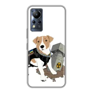 Чехол с принтом Собаки Патрон для Infinix Note 11 (Пёс Патрон с ракетой)
