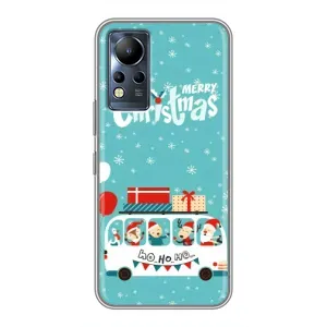 Силиконовый бампер на рождество для Infinix Note 11 (Рождественское настроение)