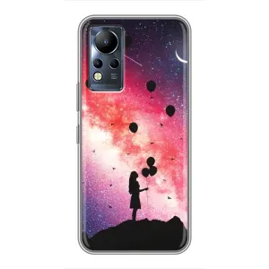 Силиконовые Чехлы Любимому человеку для Infinix Note 11 (Шарики в небе)