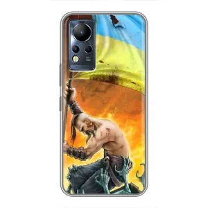 Чехол с картинкой (Патриотический КОЗАК) на Infinix Note 11 (Сильный Козак)