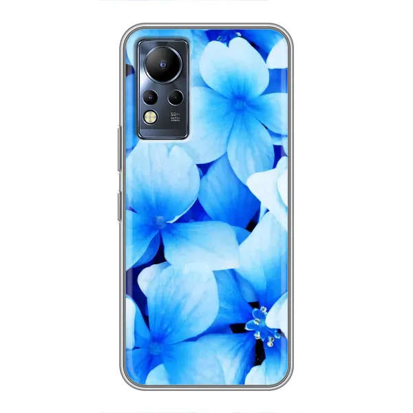 Чохол з малюнком «Сині квіти» для Infinix Note 11 Чохол з малюнком «Сині квіти» для Infinix Note 11