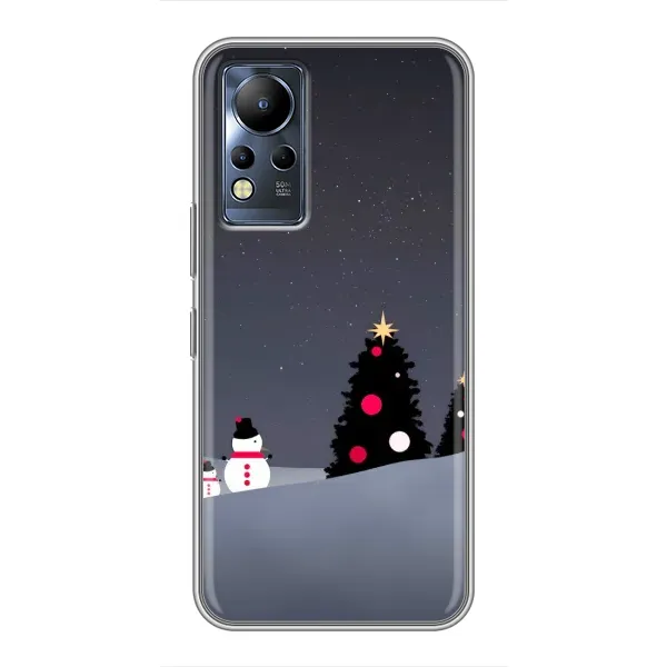 Чехол с рисунком «Снеговички» для Infinix Note 11 Чехол с рисунком «Снеговички» для Infinix Note 11