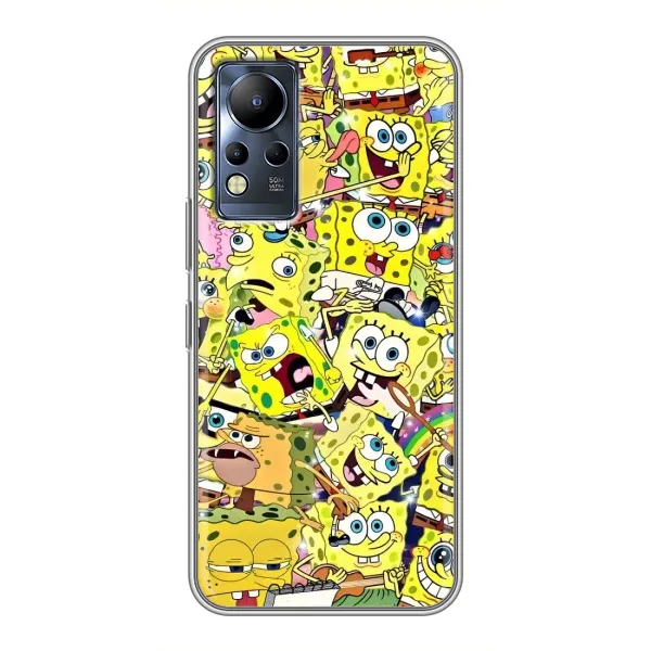 Чехол с рисунком «Спанч Боб Арт» для Infinix Note 11 Чехол с рисунком «Спанч Боб Арт» для Infinix Note 11