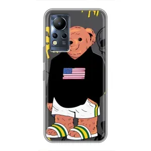 Чехлы Мишка Тедди для Инфиникс Нот 11 (Teddy USA)