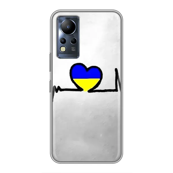 Чохол з малюнком «Українська кардіограма» для Infinix Note 11 Чохол з малюнком «Українська кардіограма» для Infinix Note 11