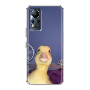 Бампер с принтом Мемы для Infinix Note 11 (Утка)